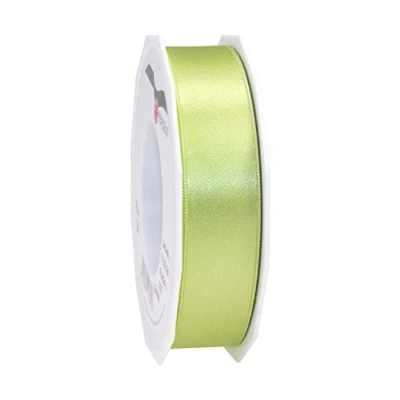 Afbeelding van DIT Pattberg Cadeaulint van satijn, pistache groen, 25 meter, 2,5 cm breed, decoratief lint voor geschenken, elke gelegenheid