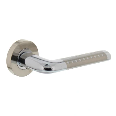 Afbeelding van Intersteel Deurklink chroom / nikkel Marion Ø52x9 mm