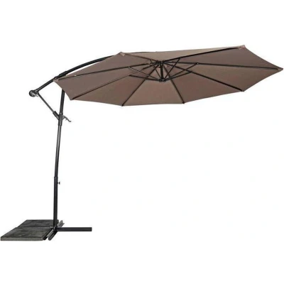 Afbeelding van Gemini zweefparasol taupe 3 m