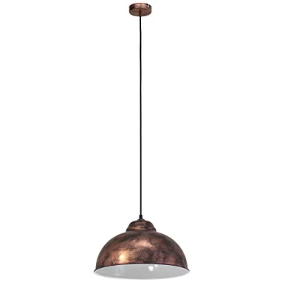 Afbeelding van EGLO Vintage Truro 2 Hanglamp 1 Lichts Ø370mm. Koperkleurig