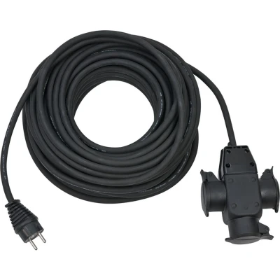 Afbeelding van Brennenstuhl 1167820301 Stroom Verlengkabel Zwart 25.00 m H05RN F 3G 1,5 mm²