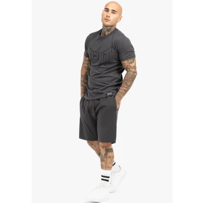 Afbeelding van Tapout Normale Passform Lifestyle Trainingsbroek, Heren, Maat: 3XL, Anthracite black