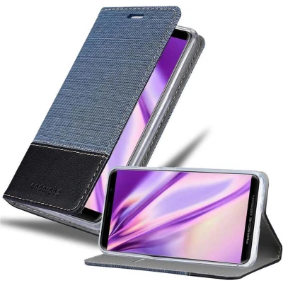 Afbeelding van Cadorabo Hoesje geschikt voor Huawei MATE RS in DONKERBLAUW ZWART Beschermhoes met magnetische sluiting, standfunctie en kaartvakje Book Case Cover Etui