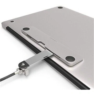 Afbeelding van Maclocks Blade universeel Macbook &amp; tablet + kabel zilver BLD01CL