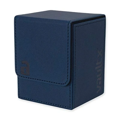 Afbeelding van Vault X ® Large eXo Tec Premium Deck Box Groot formaat Opbergbox voor kaarten met meer dan 100 vakjes PVC vrije kaarthouder TCG (Blauw)