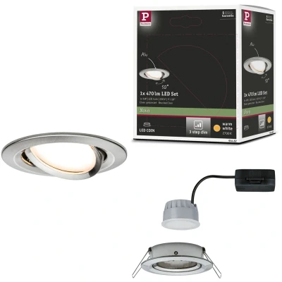 Afbeelding van Paulmann 93482 Nova Inbouwlamp LED 6 W IJzer (geborsteld)