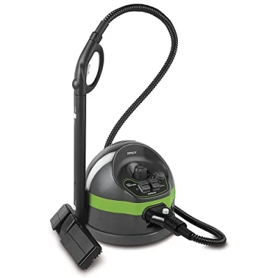 Afbeelding van Polti Vaporetto Classic 65, stoomreiniger met hogedrukketel tot 4 bar, veiligheidssluiting, inhoud 1,3 l, gemaakt in Italië, 7 accessoires inbegrepen, zwart en groen
