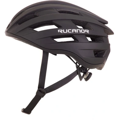 Afbeelding van Rucanor Grav Fietshelm (EN 1078) Verstelbaar met Draaiknop Lichtgewicht Maat L 58 61 cm Zwart Skatehelm