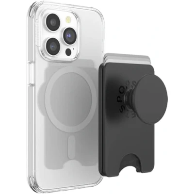 Afbeelding van PopSockets Pasjeshouder voor MagSafe Zwart