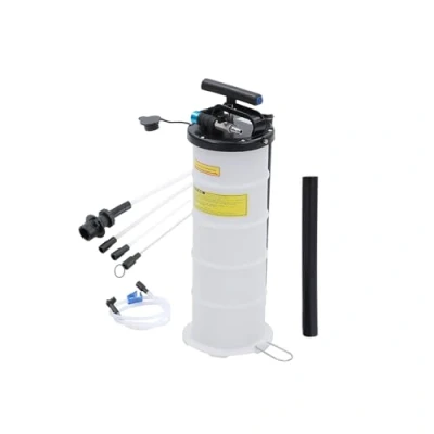 Afbeelding van KATSU Handmatige pneumatische olie afzuigpomp, 6,5 l, vloeistofafvoer, motor, olieafvoer, benzinemotor, brandstoftransfer, vacuümpomp met 4 sondes voor auto&#039;s, motorfietsen
