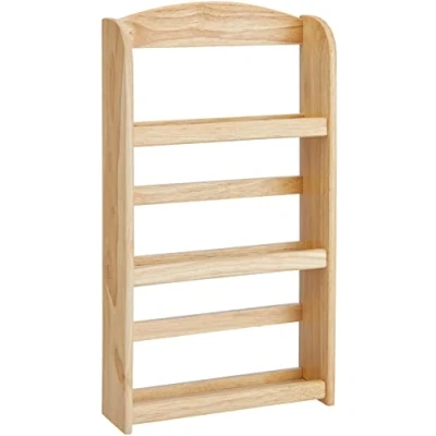 Afbeelding van apollo THE HOUSEWARES BRAND Kruidenrek met 3 niveaus, geschikt voor maximaal 15 kruidenpotjes, rubberhout, afmetingen: 44 x 24,5 7,5 cm