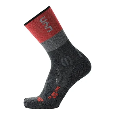 Afbeelding van UYN Trekking ONE COOL Wander LOGO Sportsokken, Dames, Maat: 35 36, Grau rot