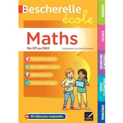 Image de Bescherelle école Maths (CP, CE1, CE2, CM1, CM2)