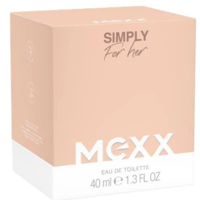 Afbeelding van MEXX Simply Woman Eau de toilette, heldere en elegante geur met fruitige bloemige noten voor dames, 40 ml