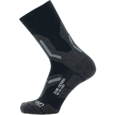 Afbeelding van Uyn Trekking 2IN Merino Mid Sportsokken Voor Mannen ZWART Maat 45/47