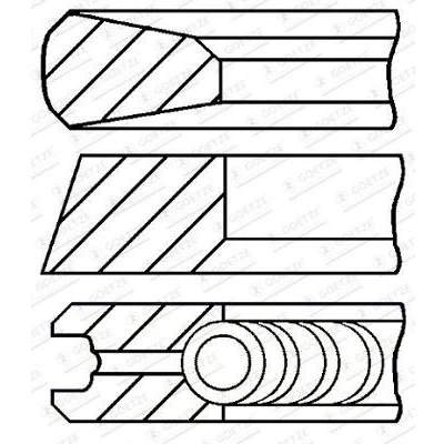 Afbeelding van GOETZE ENGINE 08 443200 00 Zuigerveer 126