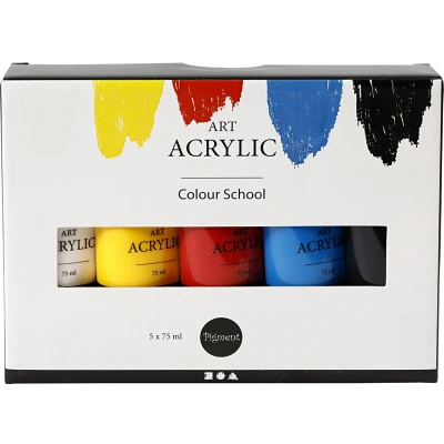 Afbeelding van Pigment Art Acrylic Paint (5x75ml)