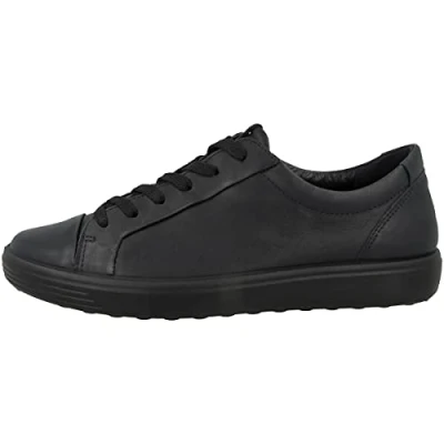 Afbeelding van Ecco Soft 7 W lage sneakers voor dames, zwart.