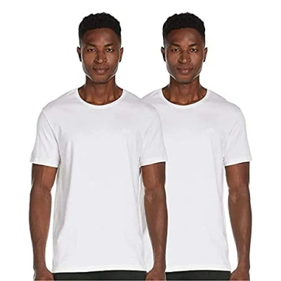 Afbeelding van Hugo Boss t shirt wit relaxed fit 2 pack katoen