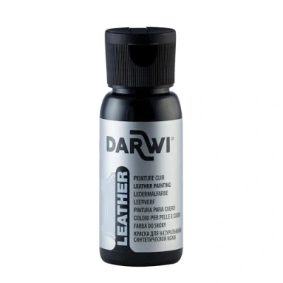 Afbeelding van DARWI Leerverf, 50 ml, zwart