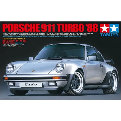 Afbeelding van Tamiya 300024279 Porsche Turbo 1988 Straßenversion Auto (bouwpakket) 1:24
