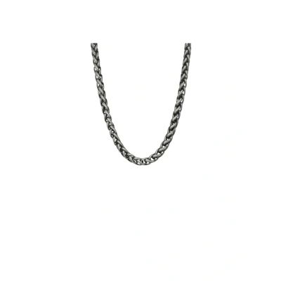 Afbeelding van Lucardi Ketting silvercoloured, Heren, Maat: 50, Silver/coloured
