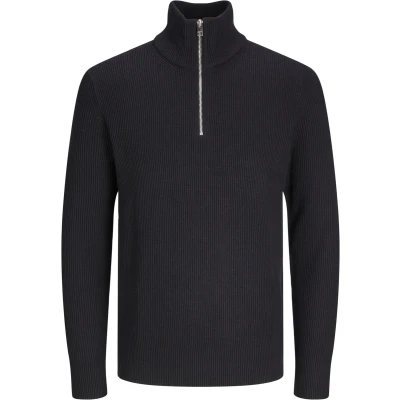 Afbeelding van JACK&amp;JONES JJEPERFECT KNIT HALF ZIP SN Heren Trui Maat M