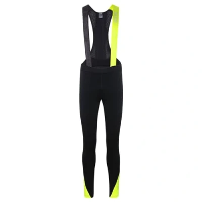 Afbeelding van Lange Fietsbroek Gore C5 Thermo maat Xl Zwart fluogeel