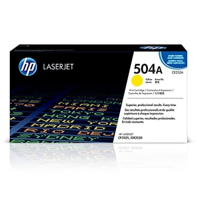 Afbeelding van HP 504A (CE252A) yellow LaserJet Tonercartridge (716)