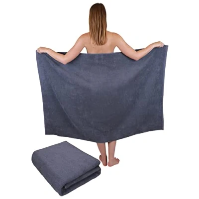 Afbeelding van Betz Set van 2 XXL maxi badhanddoeken. Afmetingen: 100 x 150 cm Kleur Berlijn Lotus