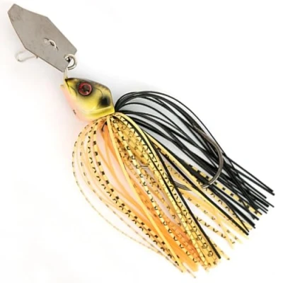 Afbeelding van Fox Rage Chatterbait 12g Black &amp; Gold Spinner Lepel