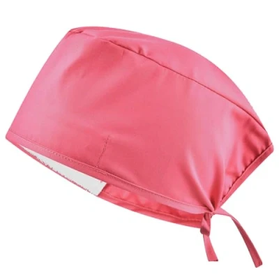 Afbeelding van B well chirurgische muts voor dames, kapje, accessoires verpleegsters, tandartsen, farmaceutica, dierenartsen, babyroze, eenheidsmaat, babyroze