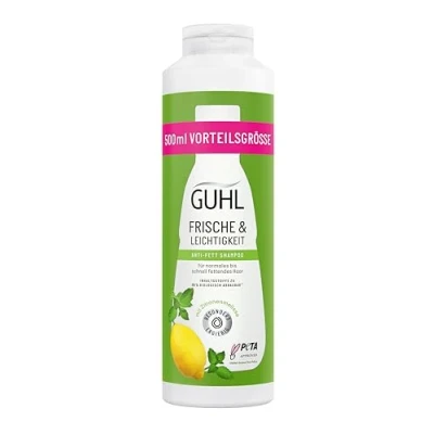 Afbeelding van Guhl Frisse &amp; lichte shampoo Inhoud: 500 ml Voordeelgrootte Anti vetshampoo Reinigt effectief Voor normaal tot snel vettig haar