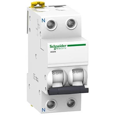 Afbeelding van Schneider electric A9K17610 Mcb automatisch, ik60n, 1p n, c curve (10a)