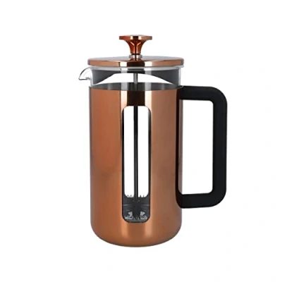 Afbeelding van La Cafetière Cafetiere Pisa RVS / Copper 1 liter 7 kops