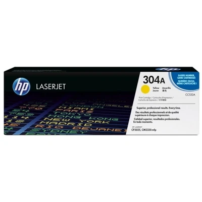 Image de HP 304A toner LaserJet jaune authentique