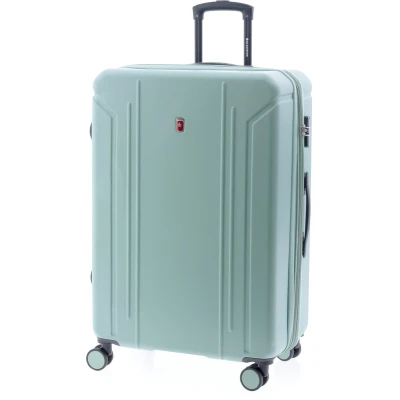 Afbeelding van Gladiator Tropical Grote Koffer Vast Cijferslot 77x51x31cm 105 / 117 Liter Expandable XL Reiskoffer met Wielen Valies Kofferslot Mintgroen