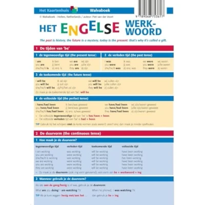 Afbeelding van Het engelse werkwoord