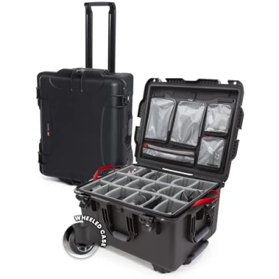 Afbeelding van Nanuk 960 case w/lid org. w/divider Black Pro Photo Kit