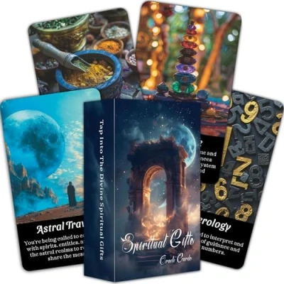 Afbeelding van BAIYOOBAI Oracle Spirit kaarten Mystic Psychic Deck spirituele voor beginners Ontdek innerlijke wijsheid en kracht
