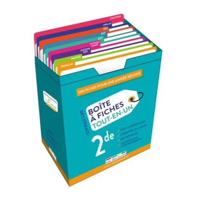 Image de Boîte à fiches Tout en un Seconde