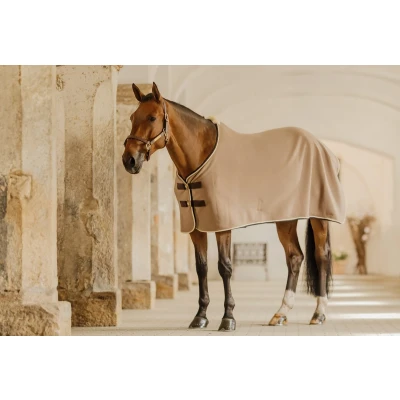 Afbeelding van Kentucky Horsewear Zweetdeken show vegan wool beige 160 7&#039;0