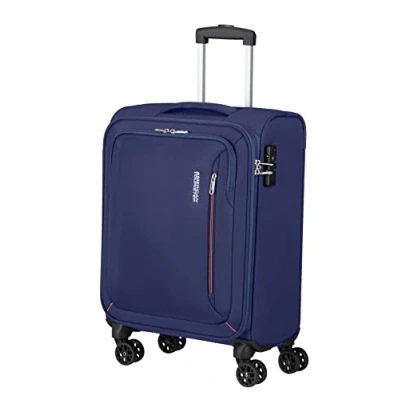 Afbeelding van American Tourister Hyperspeed Spinner Koffer, Blauw (Combat Navy), Handbagage