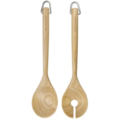 Afbeelding van KitchenAid Slabestek Core Berkenhout 2 Delig 33 cm