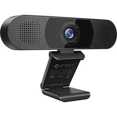 Afbeelding van eMeet C980 Pro webcam 1920 x 1080 Pixels USB Zwart