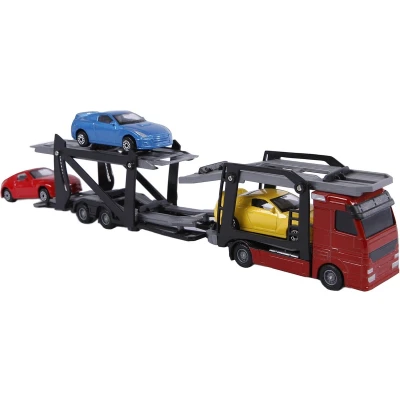 Afbeelding van 2 play Autotransporter Diecast Met 3 Auto&#039;s 26 Cm Multicolor