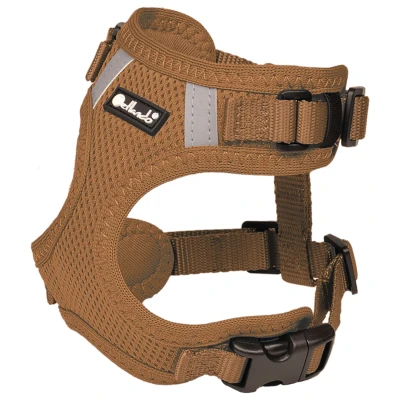 Afbeelding van Petlando Hondenharnas Mesh Vest Cognac Hondentuig 44 50/57 81 cm