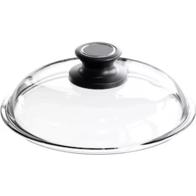 Afbeelding van AMT Gastroguss Glazen deksel hittebestendig Pyrex Ø 20 cm ovenbestendige knop vaatwasser veilig