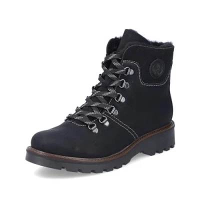 Afbeelding van Rieker Veterboots, Dames, Maat: 42, Schwarz Schoenen