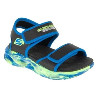 Afbeelding van Skechers S Lights Sola Glow Zandal Fus Jongens Sandalen Zwart